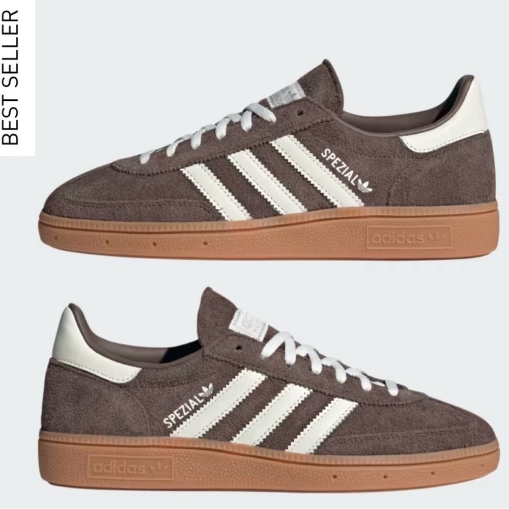 Adidas Spezial Brown and White Sneakers